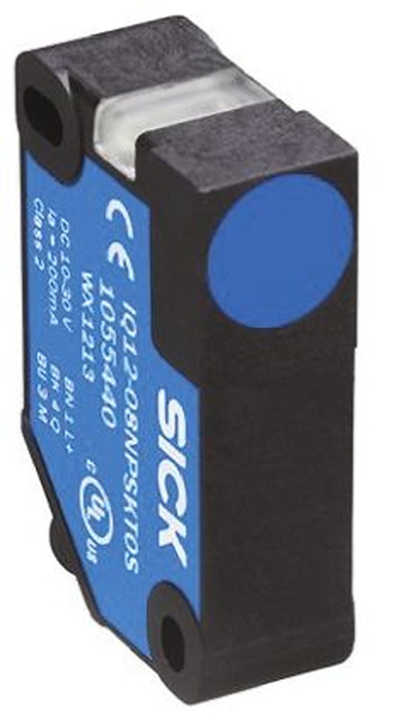 SICK IQ12-08NPSKW2S Block Inductive Proximity Sensor, M3 PNP IQ12 30V 8 mm 30 V dc 200mA