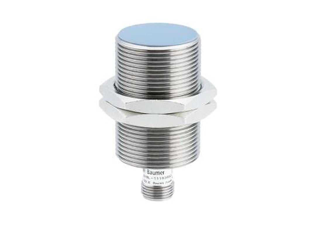 Baumer IR30.D18L-F60.GP1I.7BF Threaded Barrel Proximity Sensor, M12 PNP IR30 30V 18 mm 36 V dc 100mA