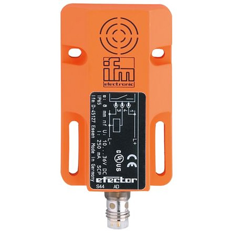 ifm electronic IW5062 Rectangular Inductive Proximity Sensor, M8 PNP IW5 36V dc 8 mm 36 V dc 250mA