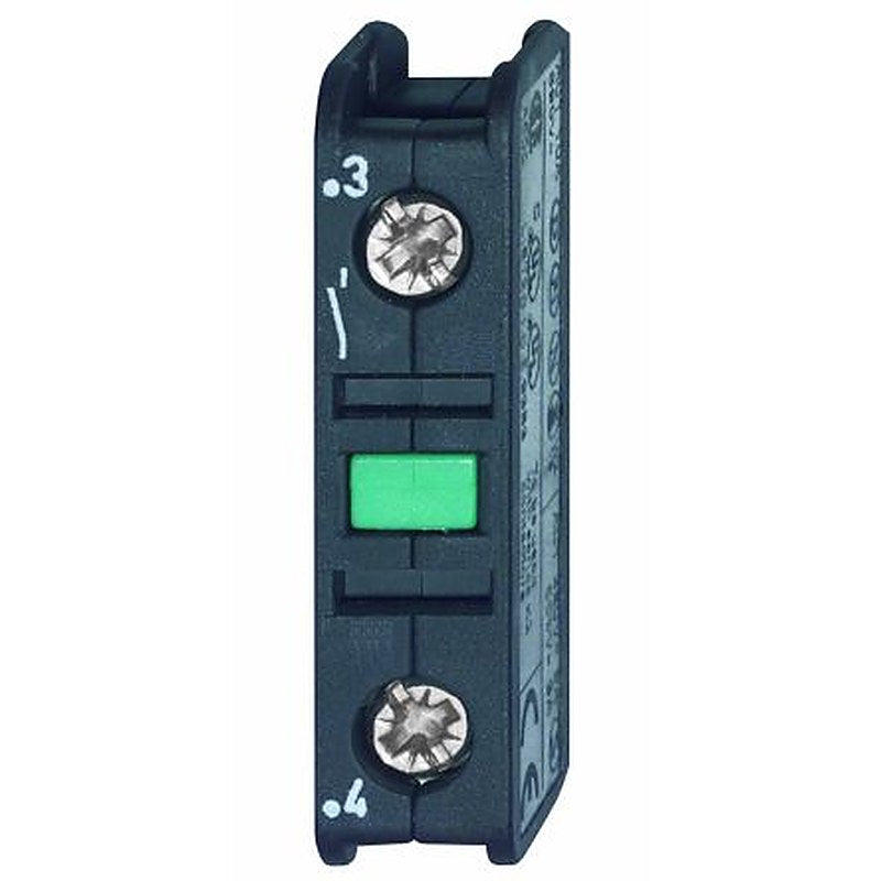 Omron Auxiliary Contact Block, 1 Contact, 1 NO, J73KN, Snap-On, 25 A, 690V, J73KN-B-10A