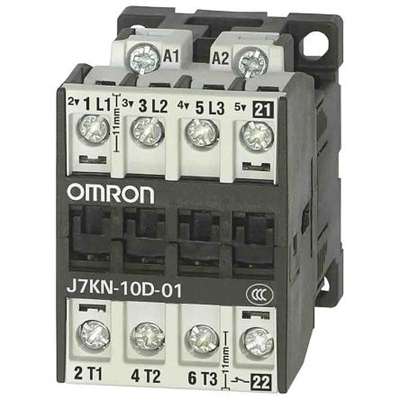 Omron J7KN Contactor, 110V ac Coil, 3-Pole, 10 A, 4 kW 45V, 3 NO/1 NC