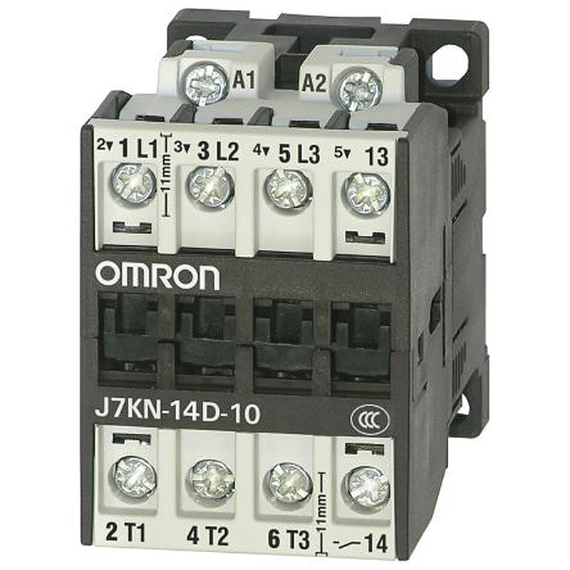 Omron J7KN Contactor, 230V ac Coil, 3-Pole, 14 A, 5.5 kW 230V ac, 1 NO, 415V