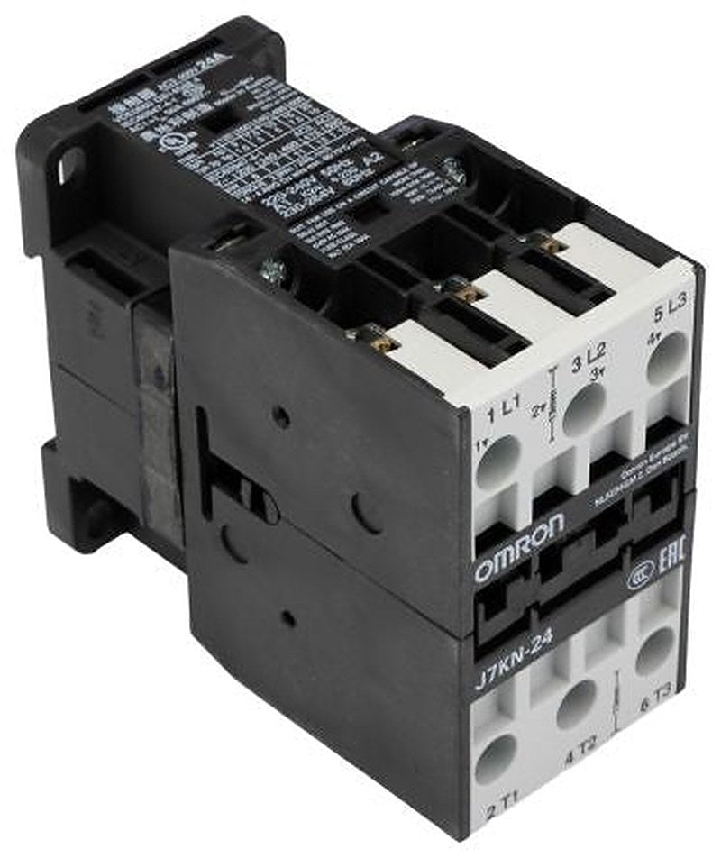 Omron J7KN Contactor, 230V ac Coil, 3-Pole, 24 A, 11 kW, 3 NO, 230V ac