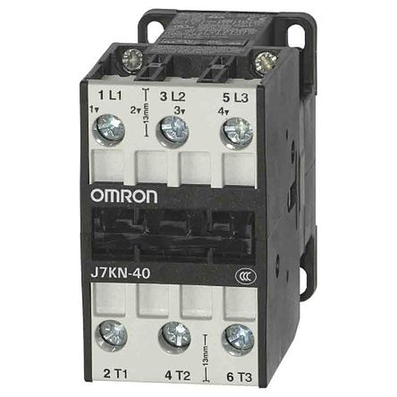 Omron J7KN Contactor, 24V ac Coil, 3-Pole, 40 A, 18.5 kW 24V ac, 415V