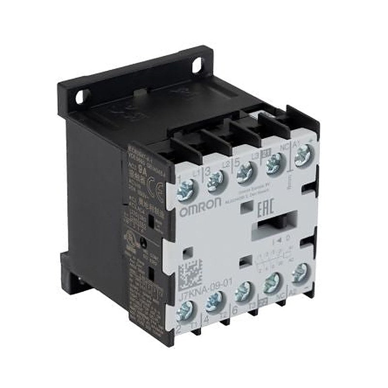 Omron J7KNA Contactor, 24V dc Coil, 3-Pole, 9 A, 4 kW 888V, 3 NO, 888V