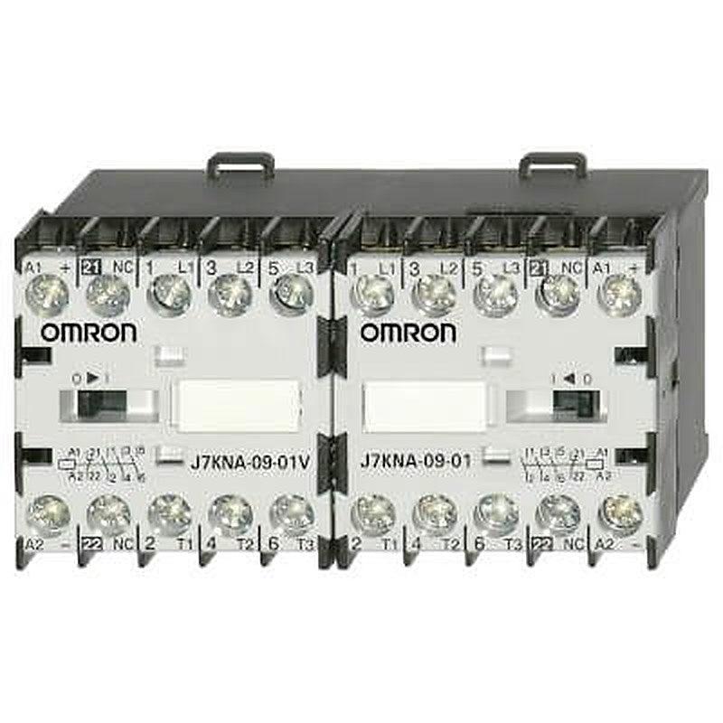 Omron J7KNA Contactor, 24V ac Coil, 3-Pole, 9 A, 4 kW 888V, 3 NO, 888V