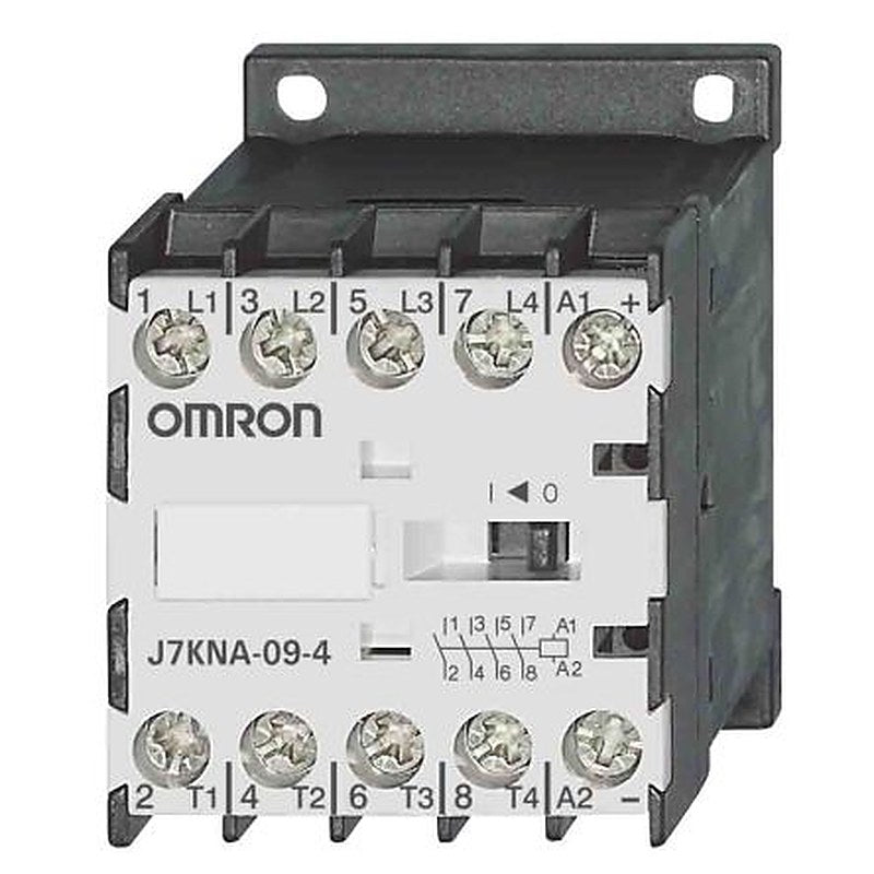 Omron J7KNA Contactor, 230V ac Coil, 4-Pole, 9 A, 4 kW, 4 NO, 690V