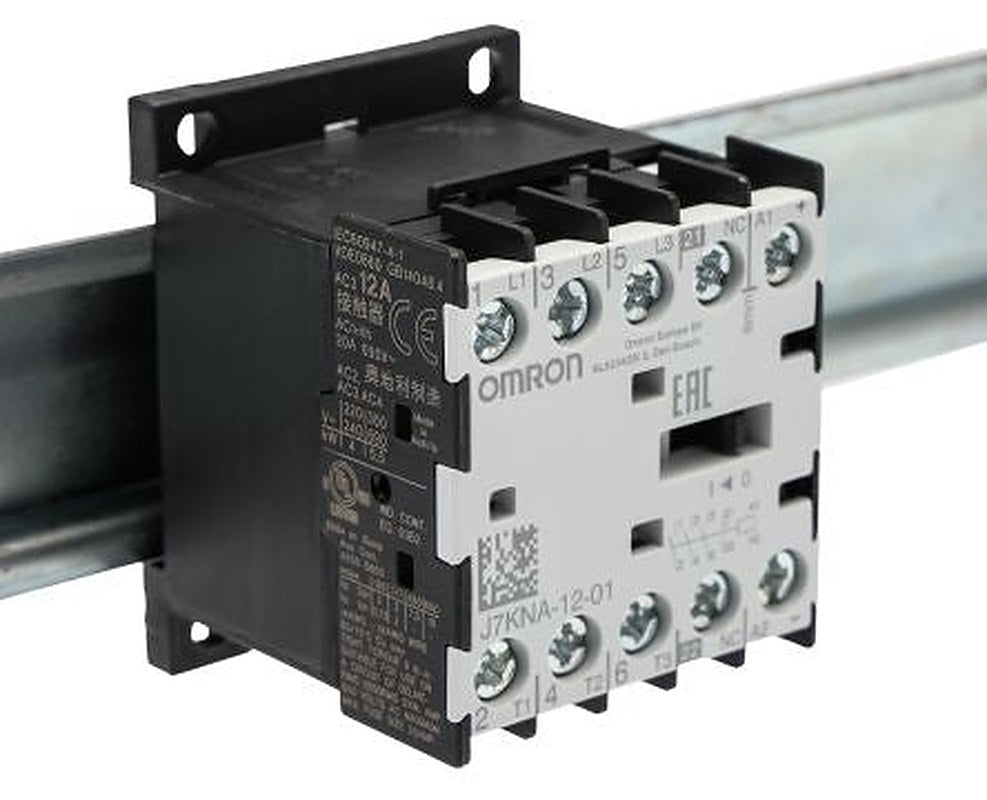 Omron J7KNA Contactor, 24V Coil, 3-Pole, 12 A, 5.5 kW, 1 NC