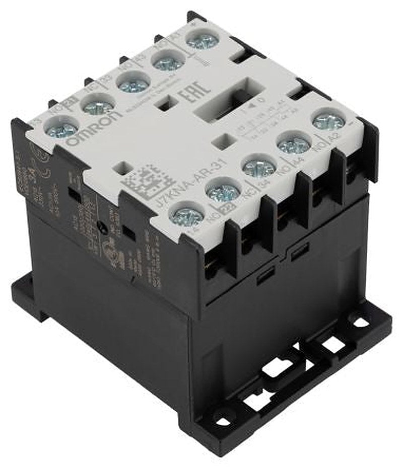 Omron J7KNA Contactor Relay, 24V dc Coil, 4-Pole, 10 A 24V dc, 3 NO/1 NC, 888V