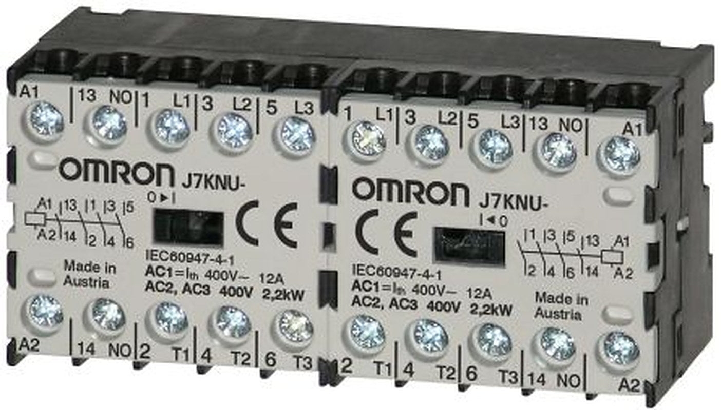 Omron J7KNU Contactor, 24V ac Coil, 4-Pole, 5 A 24V ac, 4 NC, 440V