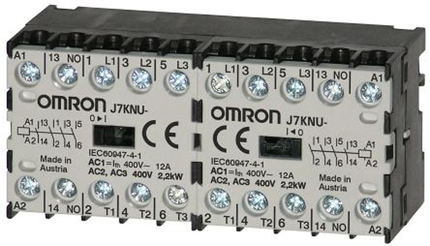 Omron J7KNU Contactor, 48V ac Coil, 4-Pole, 5 A 48V ac, 4 NC, 440V
