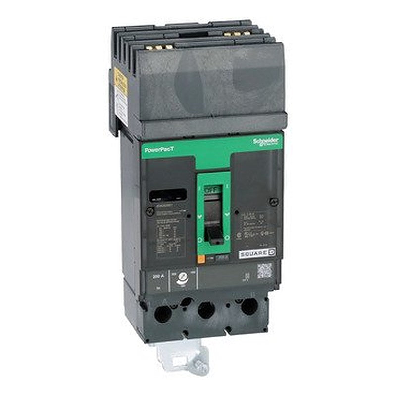 Circuit breaker, PowerPacT J, 200A, 2 pole, 600VAC, 14kA, I-Line, thermal magnetic, 80%, AB (Circuit breaker PowerPacT J) is a Schneider Electric product. Designed for reliable performance and long service life. Available across Iraq — contact us for pricing and delivery options.