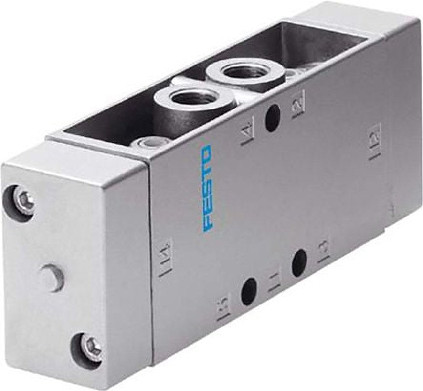 Festo Pneumatic Solenoid/Pilot-Operated Control Valve - 5/2 Bistable Dominant Pneumatic Metric JDH-5-1/4 Series 24V