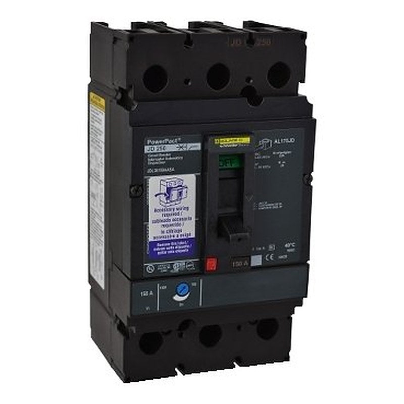 Circuit breaker, PowerPacT J, 250A, 3 pole, 600VAC, 14kA, lugs, thermal magnetic, 80%, aux, shunt (Circuit breaker PowerPacT J) is a Schneider Electric product. Designed for reliable performance and long service life. Available across Iraq — contact us for pricing and delivery options.