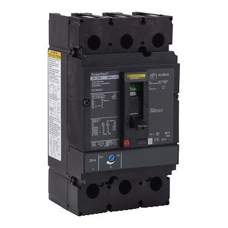 Circuit breaker, PowerPacT J, 250A, 3 pole, 600VAC, 14kA, lugs, thermal magnetic, 80%, control wire OFF end (Circuit breaker PowerPacT J) is a Schneider Electric product. Designed for reliable performance and long service life. Available across Iraq — contact us for pricing and delivery options.