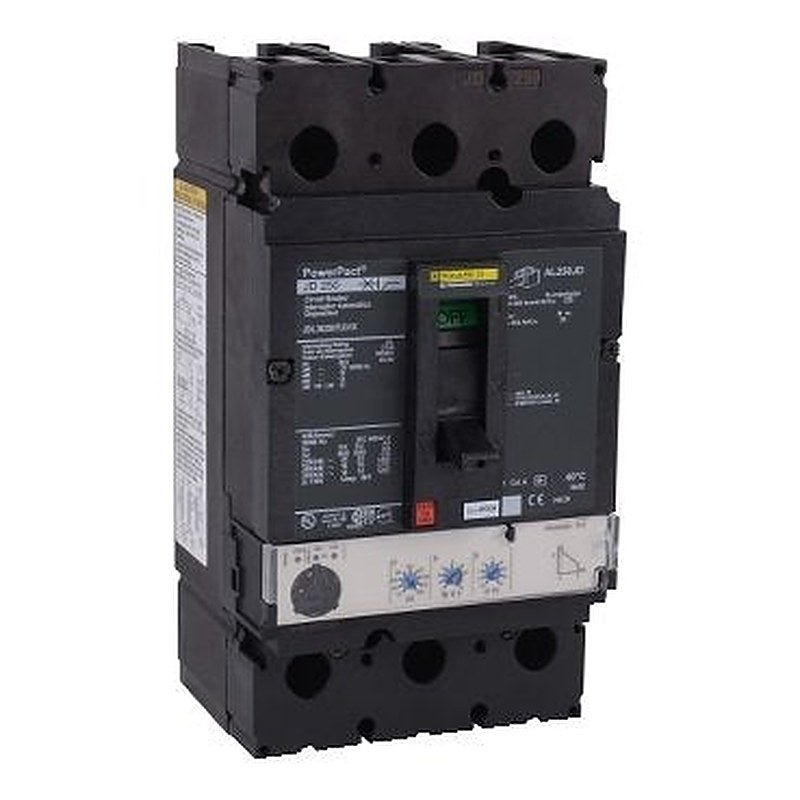 Circuit breaker, PowerPacT J, 250A, 3 pole, 600VAC, 14kA, lugs, Micrologic 3.2, 80% (Circuit breaker PowerPacT J) is a Schneider Electric product. Designed for reliable performance and long service life. Available across Iraq — contact us for pricing and delivery options.
