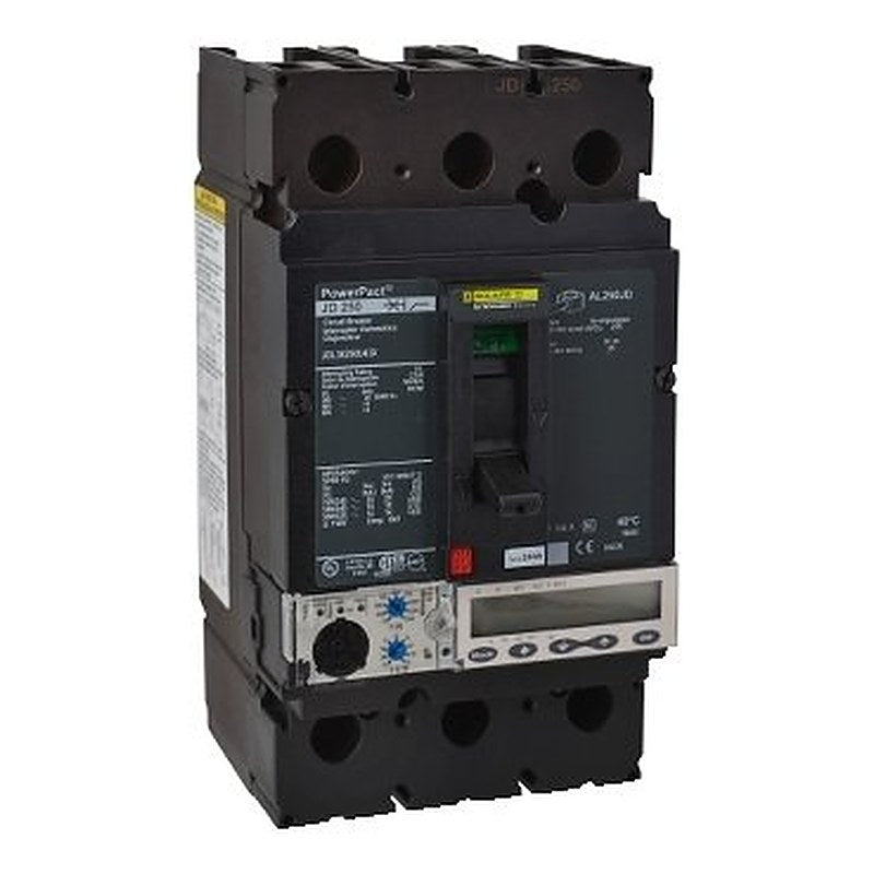 Circuit breaker, PowerPacT J, 250A, 3 pole, 600VAC, 14kA, lugs, Micrologic 5.2A, 80% (Circuit breaker PowerPacT J) is a Schneider Electric product. Designed for reliable performance and long service life. Available across Iraq — contact us for pricing and delivery options.