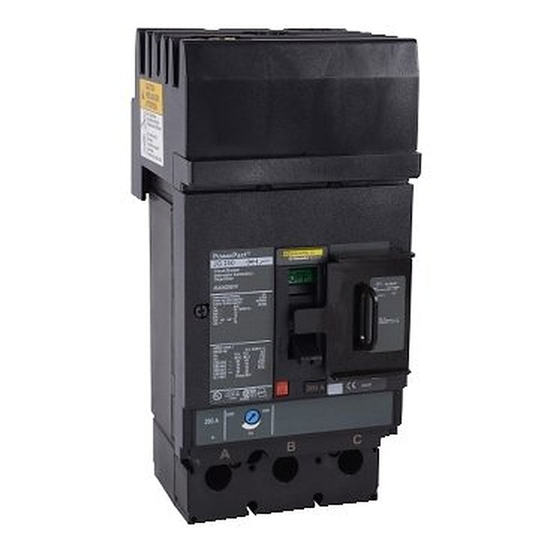 Circuit breaker, PowerPacT J, 200A, 3 pole, 600VAC, 18kA, I-Line, thermal magnetic, 80%, ABC, padlock (Circuit breaker PowerPacT J) is a Schneider Electric product. Designed for reliable performance and long service life. Available across Iraq — contact us for pricing and delivery options.