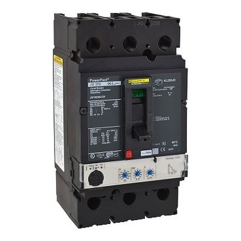 Circuit breaker, PowerPacT J, 250A, 3 pole, 600VAC, 18kA, busbar, Micrologic 3.2S, 80% (Circuit breaker PowerPacT J) is a Schneider Electric product. Designed for reliable performance and long service life. Available across Iraq — contact us for pricing and delivery options.