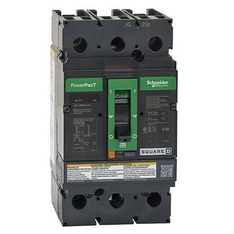 Automatic switch, PowerPacT J, 250A, 2 pole, 600VAC, 18kA, lugs, magnetic (Automatic switch PowerPacT J) is a Schneider Electric product. Designed for reliable performance and long service life. Available across Iraq — contact us for pricing and delivery options.