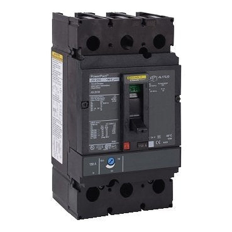 Circuit breaker, PowerPacT J, 150A, 2 pole, 600VAC, 18kA, lugs, thermal magnetic, 80% (Circuit breaker PowerPacT J) is a Schneider Electric product. Designed for reliable performance and long service life. Available across Iraq — contact us for pricing and delivery options.