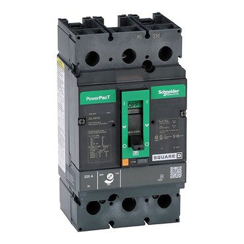 Circuit breaker, PowerPacT J, 225A, 2 pole, 600VAC, 18kA, lugs, thermal magnetic, 80% (Circuit breaker PowerPacT J) is a Schneider Electric product. Designed for reliable performance and long service life. Available across Iraq — contact us for pricing and delivery options.