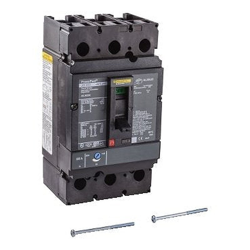 Circuit breaker, PowerPacT J, 225A, 3 pole, 600VAC, 18kA, lugs, thermal magnetic, 100% (Circuit breaker PowerPacT J) is a Schneider Electric product. Designed for reliable performance and long service life. Available across Iraq — contact us for pricing and delivery options.