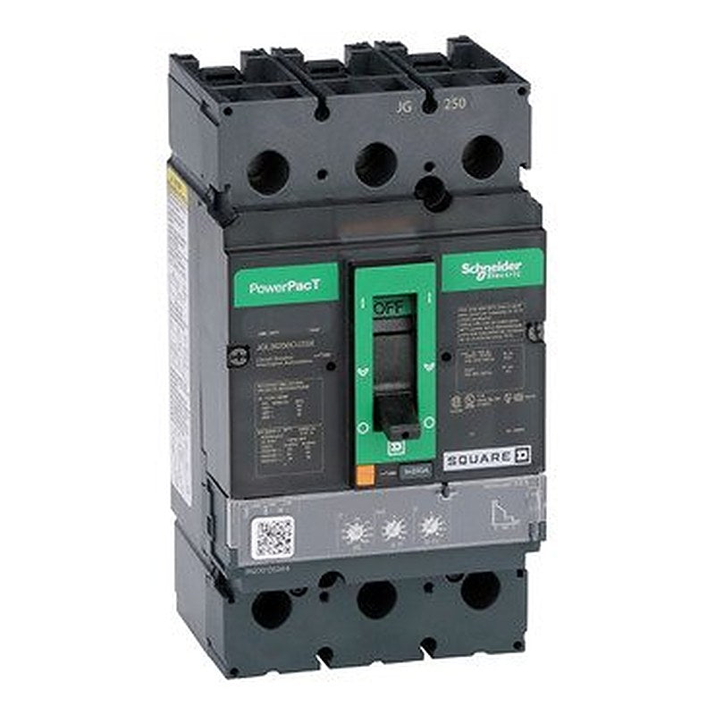 Circuit breaker, PowerPacT J, 250A, 3 pole, 600VAC, 18kA, lugs, Micrologic 3.2S, 100% (Circuit breaker PowerPacT J) is a Schneider Electric product. Designed for reliable performance and long service life. Available across Iraq — contact us for pricing and delivery options.