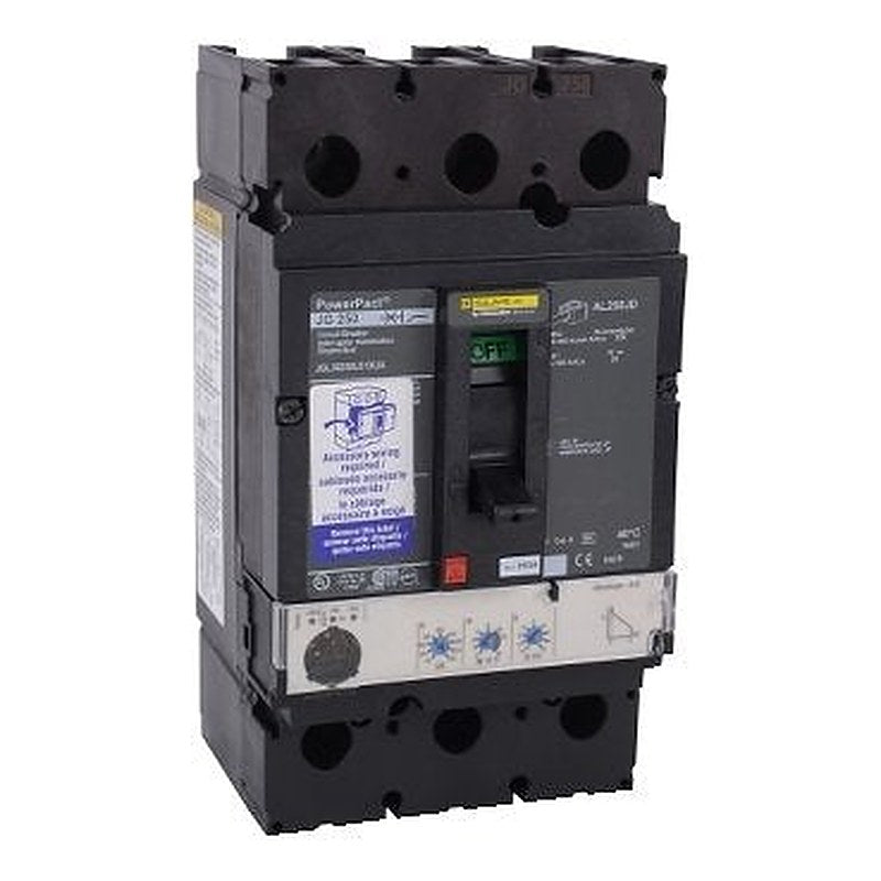 Circuit breaker, PowerPacT J, 250A, 3 pole, 600VAC, 18kA, lugs, Micrologic 3.2, 80%, undervoltage (Circuit breaker PowerPacT J) is a Schneider Electric product. Designed for reliable performance and long service life. Available across Iraq — contact us for pricing and delivery options.