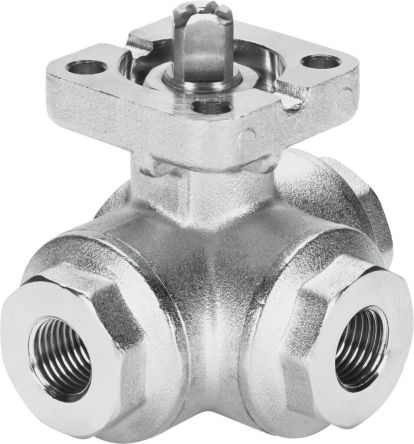 Festo Stainless Steel Threaded, EN 10226-1 ISO 5211, Ball Valve