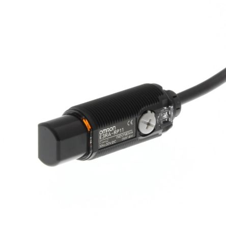 Omron Retroreflective Photoelectric Sensor, Cylindrical Sensor