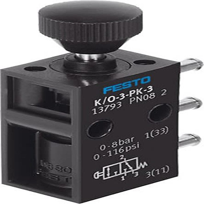 Festo K/O-3 Series Push Button Switch, 13793 3 mm 3 mm