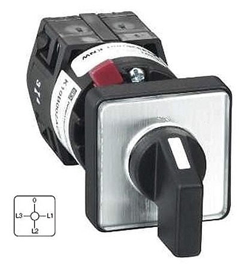 Schneider Electric 3 Position 90 °, Black Handle Actuator 12 A