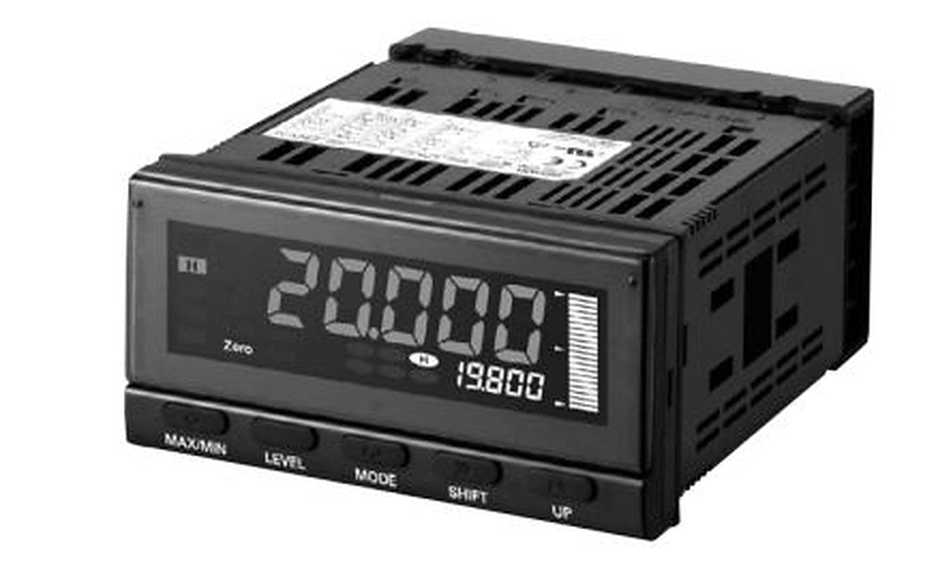 Omron Negative LCD (backlit LED) Display 7 Segment Digital Digital Panel Multifunction Meter for Current,  14.2 mm  x