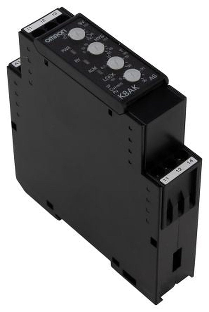 Omron Monitoring Relay, 1 Phase, SPDT, DIN Rail, 10A to 200A, 24 V dc, 24V ac