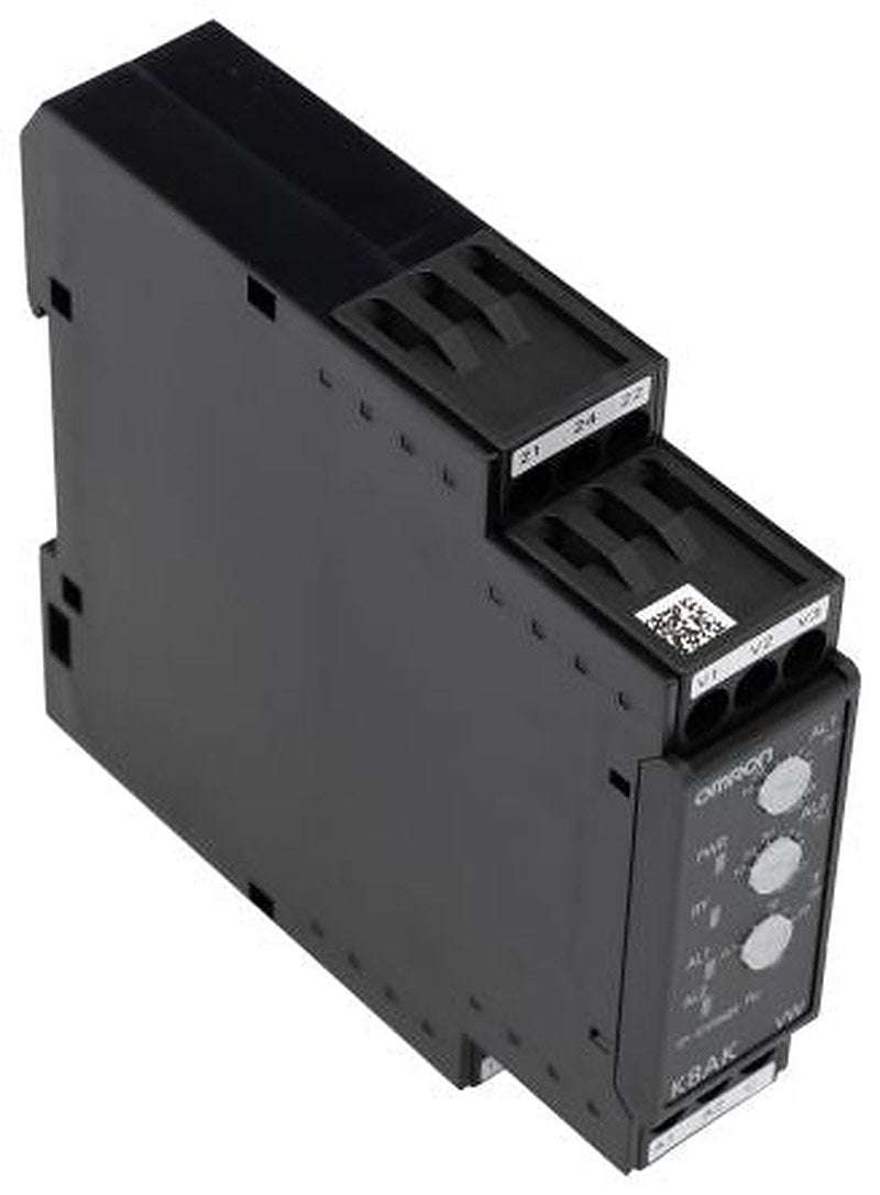 Omron Monitoring Relay, 1 Phase, SPDT, DIN Rail, 100V ac, 240 V ac 24 V dc