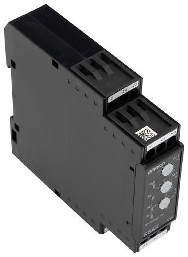 Omron Monitoring Relay, 1 Phase, SPDT, DIN Rail, 100V ac, 240 V ac 24 V dc