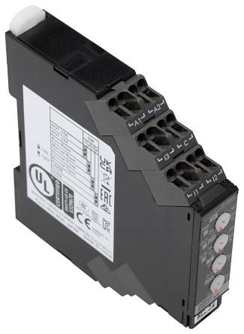 Omron Monitoring Relay, 1 Phase, SPDT, DIN Rail, 2mA to 500mA, 0 V ac, 0V ac