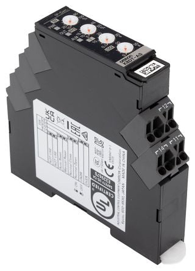 Omron Monitoring Relay, 1 Phase, SPDT, DIN Rail, 0.1A to 5A, 0V ac