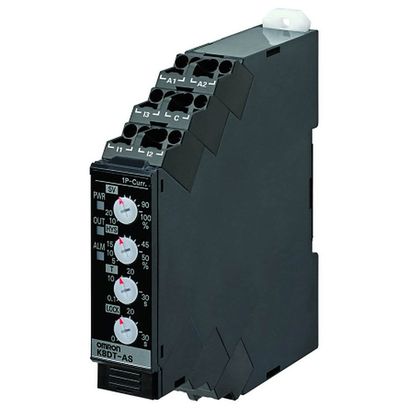 Omron Monitoring Relay, 1 Phase, SPDT, DIN Rail, 10A to 200A, 0V ac