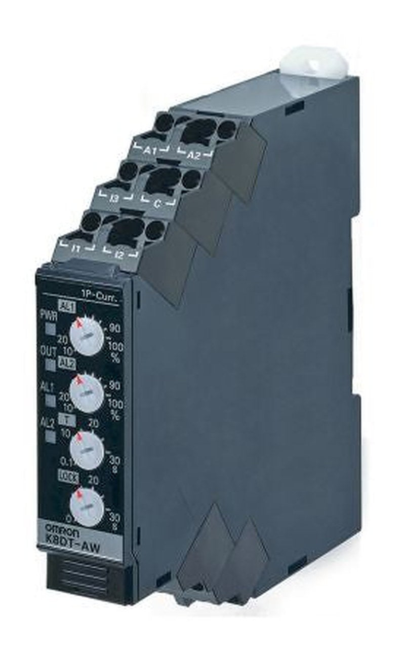 Omron Monitoring Relay, 1 Phase, SPDT, DIN Rail, 2mA to 500mA, 0 V ac, 0V ac