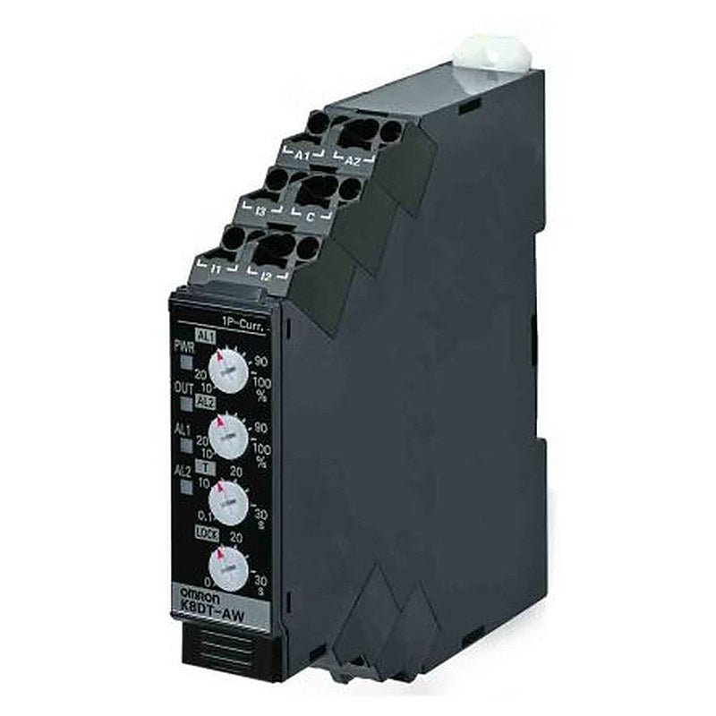 Omron Monitoring Relay, 1 Phase, SPDT, DIN Rail, Screw, 10A to 200A, 20.4→26.4 V