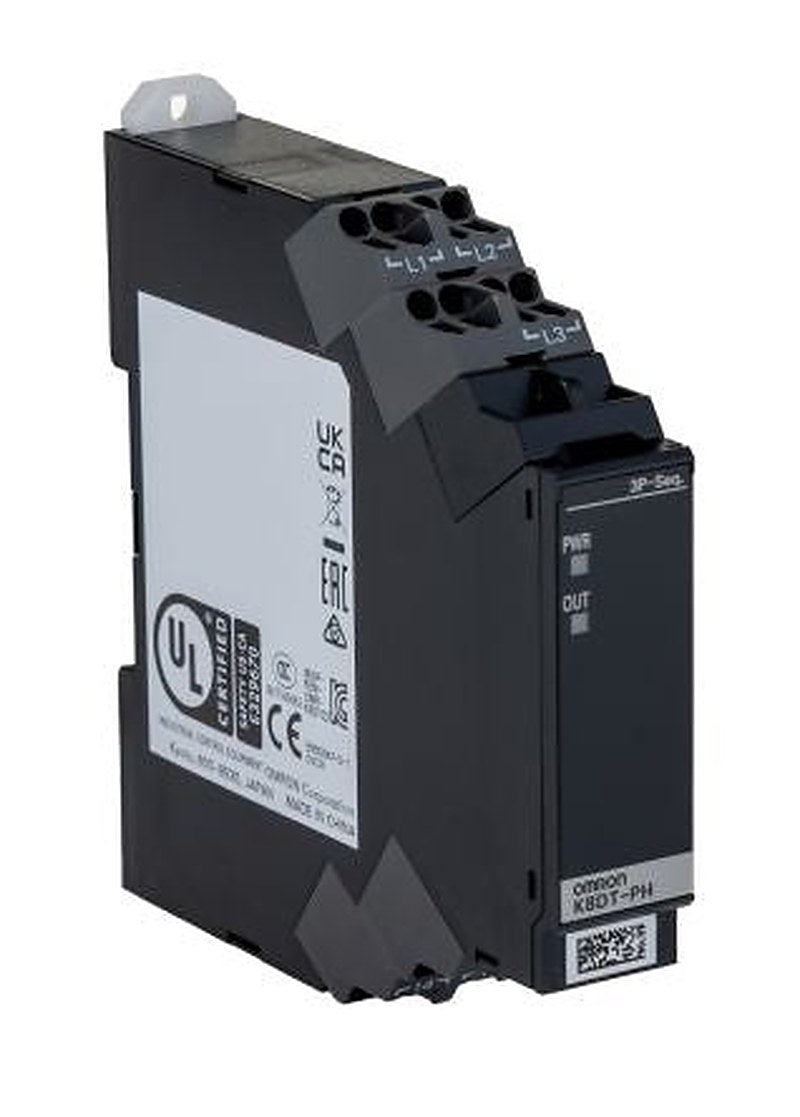 Omron Monitoring Relay, 3 Phase, SPDT, DIN Rail, 200V ac, 480 V ac
