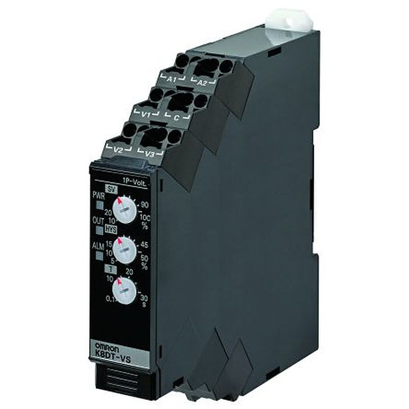 Omron Monitoring Relay, 1 Phase, 100 V ac→240 V ac Monitor Range, Transistor, DIN Rail 24 V dc