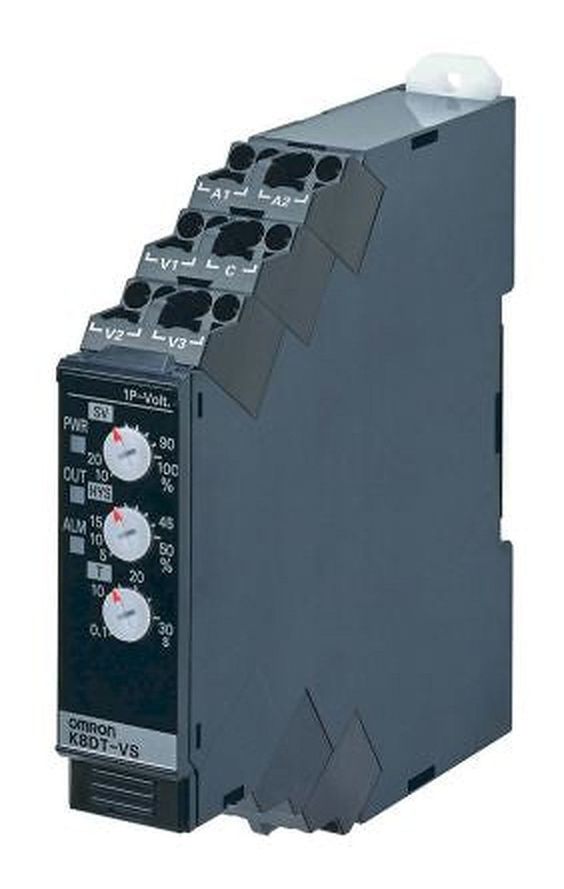 Omron Monitoring Relay, 1 Phase, SPST, DIN Rail, 0V ac 0 V ac