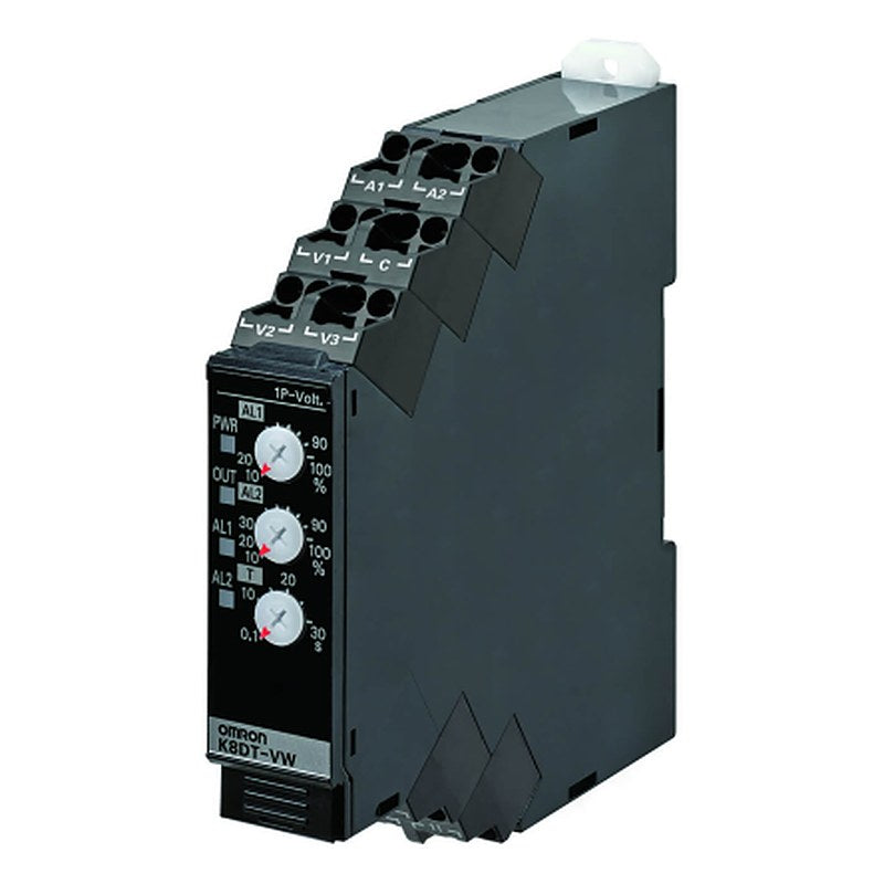 Omron Monitoring Relay, 1 Phase, SPDT, DIN Rail, 0V ac 0 V ac