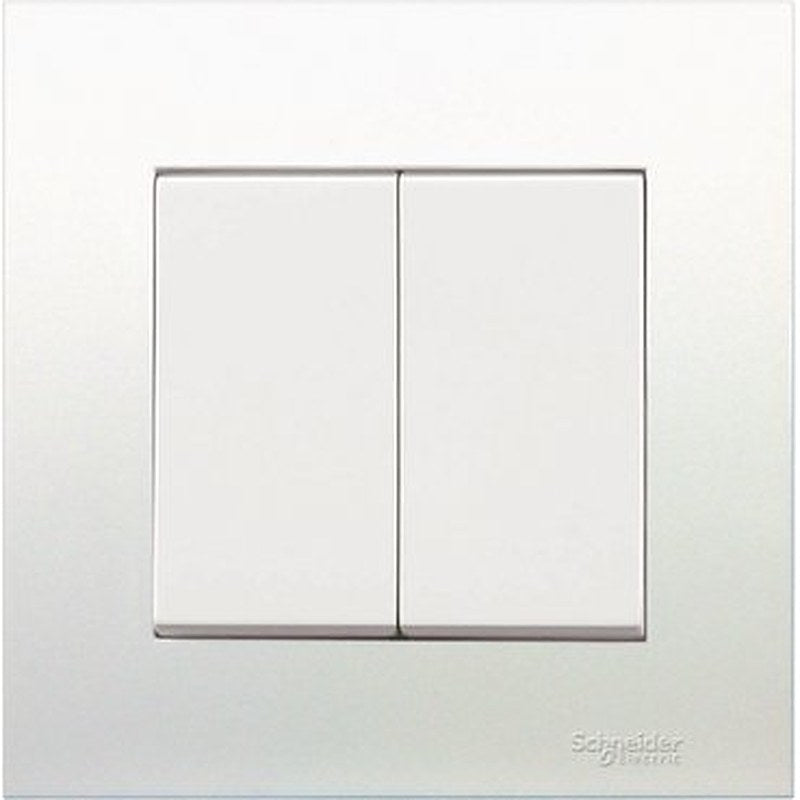 Switch, Vivace, 16AX, 250V, 1 way, 2 gang, white (Switch Vivace) is a Schneider Electric product. Designed for reliable performance and long service life. Available across Iraq — contact us for pricing and delivery options.