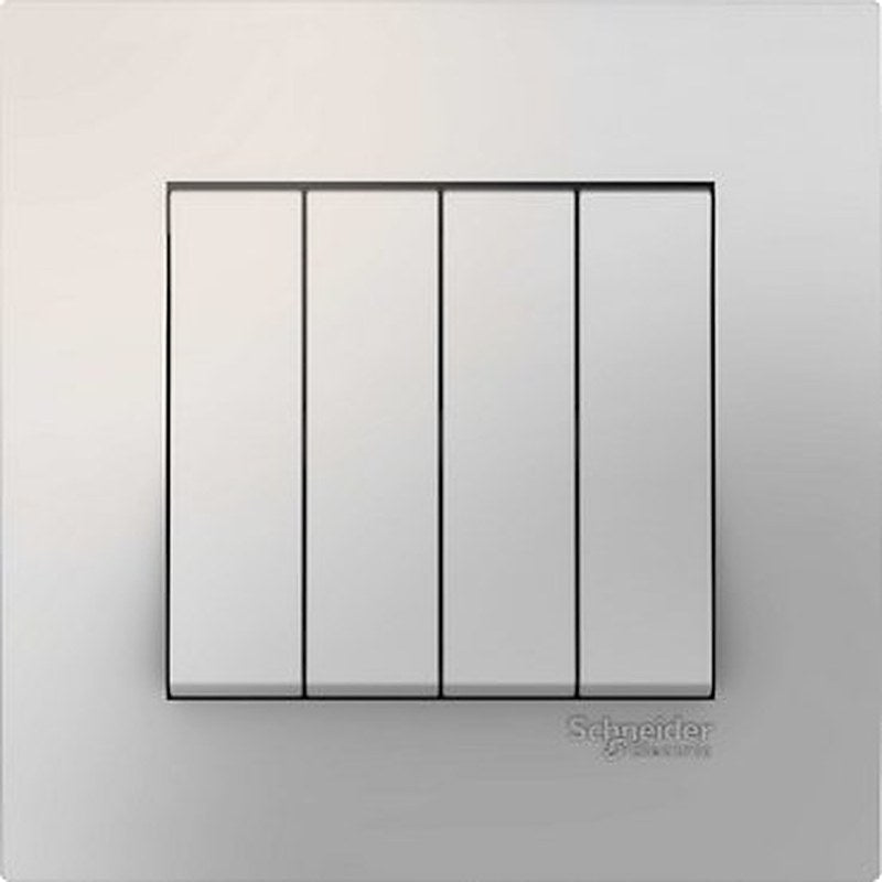 Switch, Vivace, 10AX, 250V, 2 way, 4 gangs, glossy, IP20, white (Switch Vivace) is a Schneider Electric product. Designed for reliable performance and long service life. Available across Iraq — contact us for pricing and delivery options.