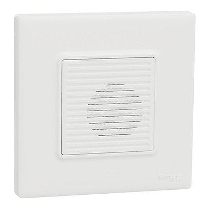 Door Chime, Vivace E, electronic, 240VAC, 1 gang, white (Door Chime Vivace E) is a Schneider Electric product. Designed for reliable performance and long service life. Available across Iraq — contact us for pricing and delivery options.