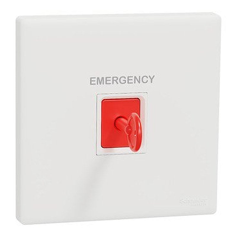 Panic button switch, Vivace E, with key reset, white (Panic button switch Vivace E) is a Schneider Electric product. Designed for reliable performance and long service life. Available across Iraq — contact us for pricing and delivery options.